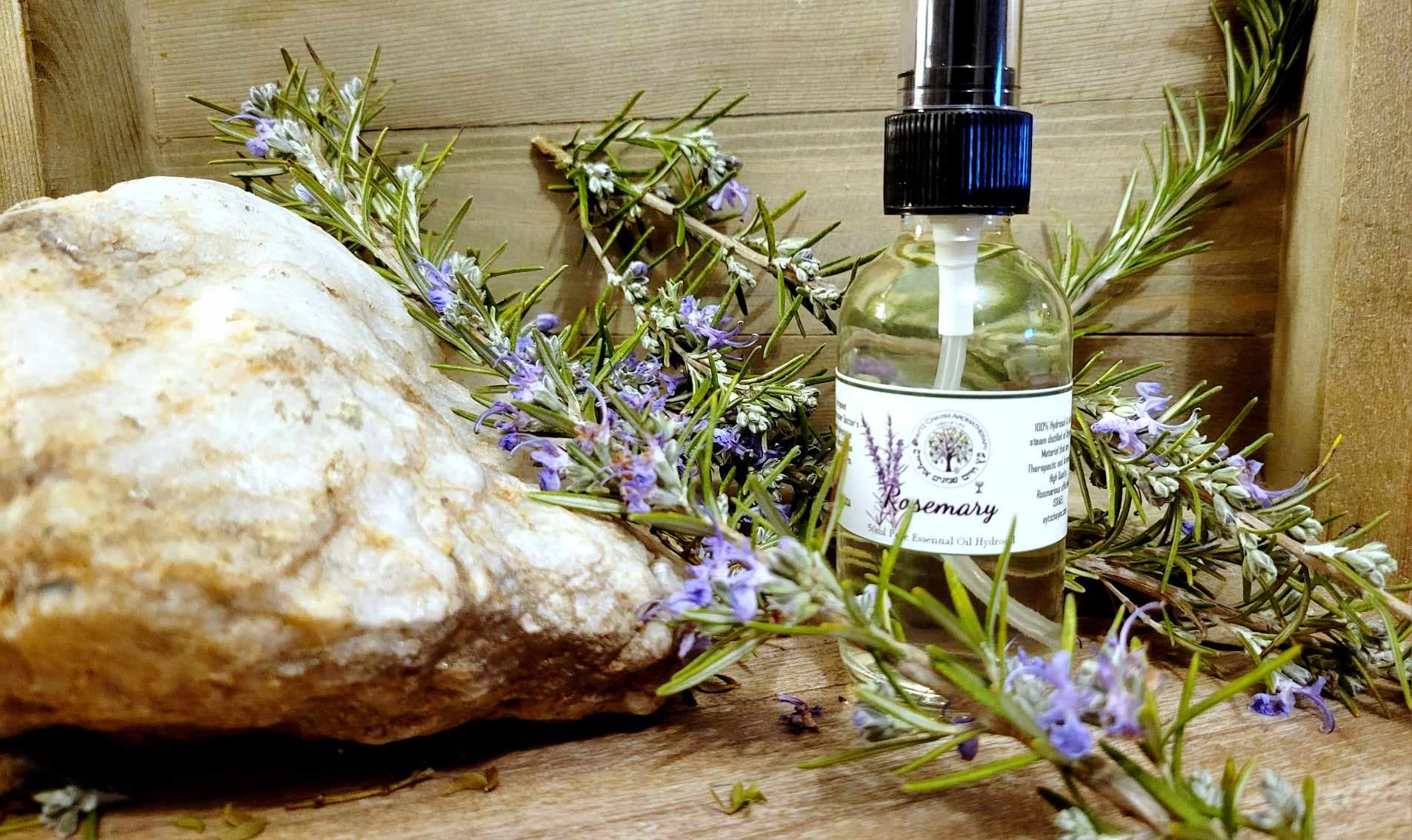 Rosemary Hydrosol 50ml Flowering Tops and Green Needle Leaves Artisan Distillation - Image 3