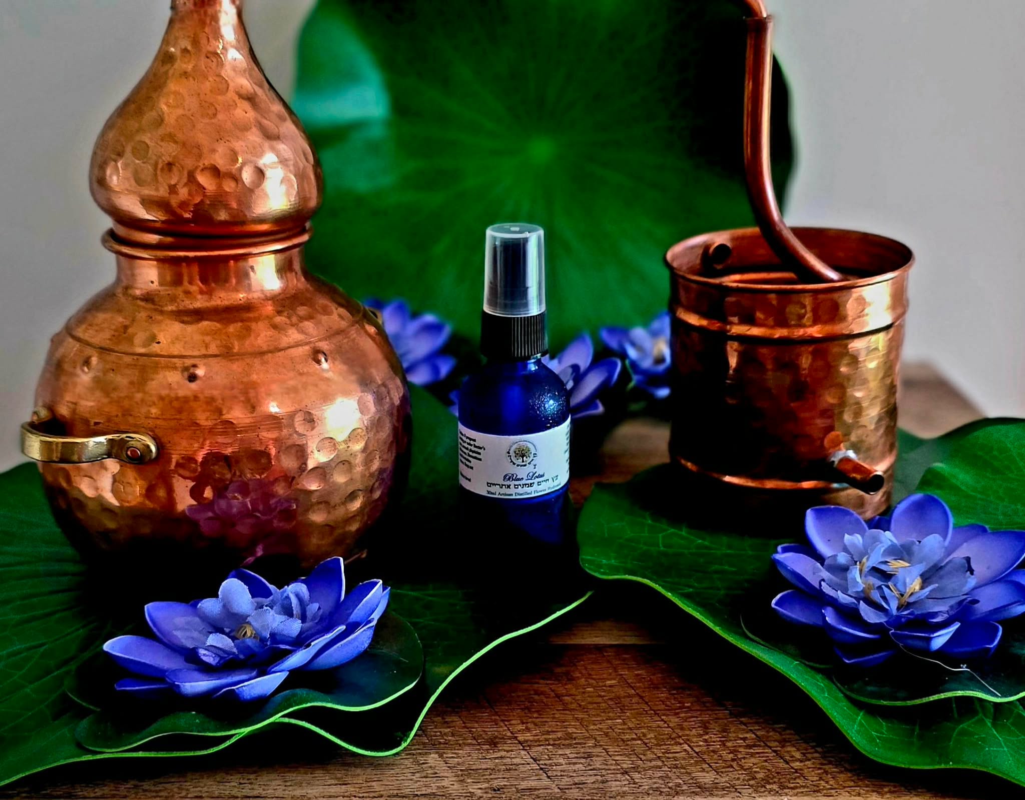 Blue Lotus Hydrosol 30ml Egyptian Blue Lotus Flowers Made in Israel - Image 5