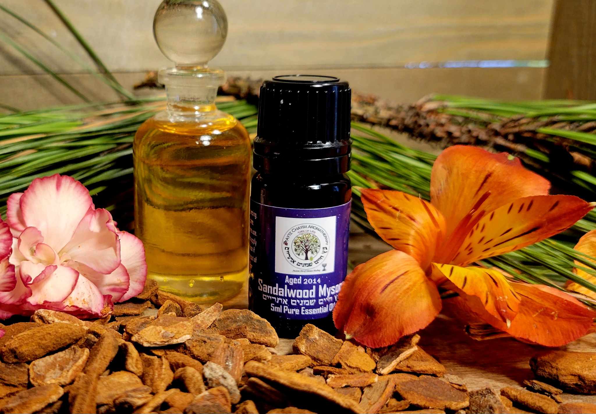 East Indian Aged Sandalwood Mysore High Quality Essential Oil 5ml Beautifully Aged 2014 Distillation Comes in Miron Bottle
