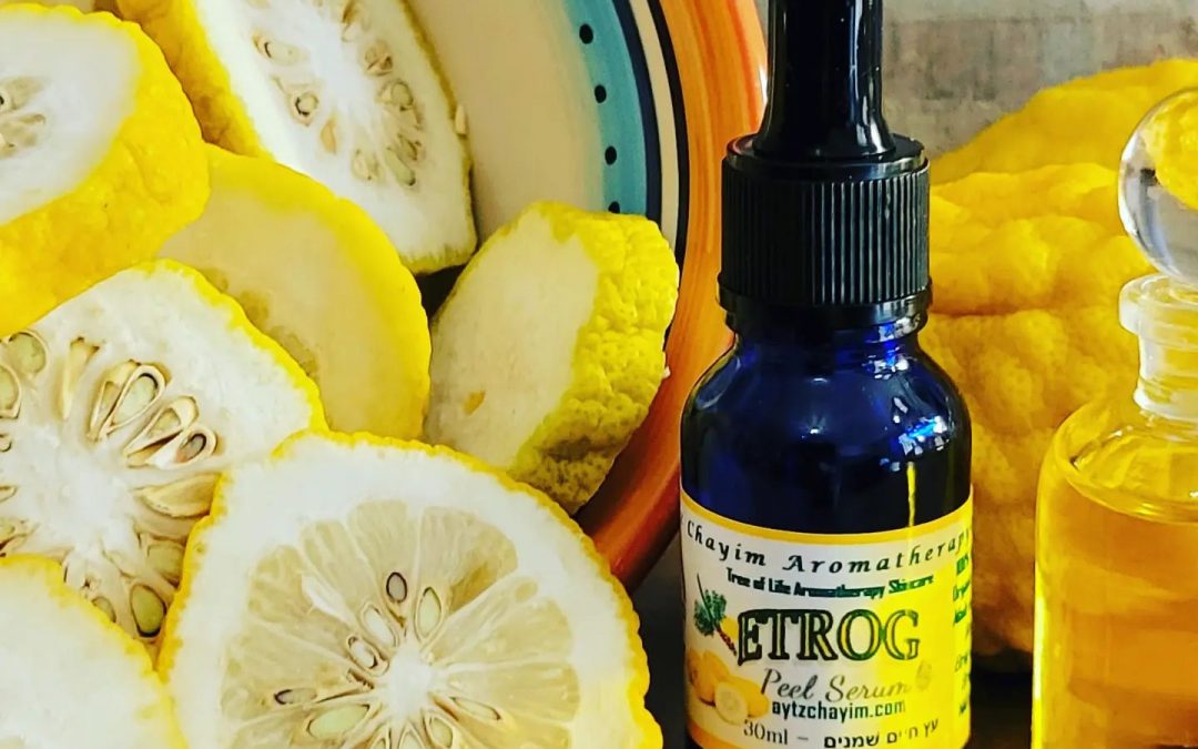 Etrog Citron© Peel Oil 15ml RARE Beautiful Golden Yellow Citron Peel Serum from ISRAEL Clinical Aromatherapy for Ringing (tinnitus) in Ears According to the Rambam