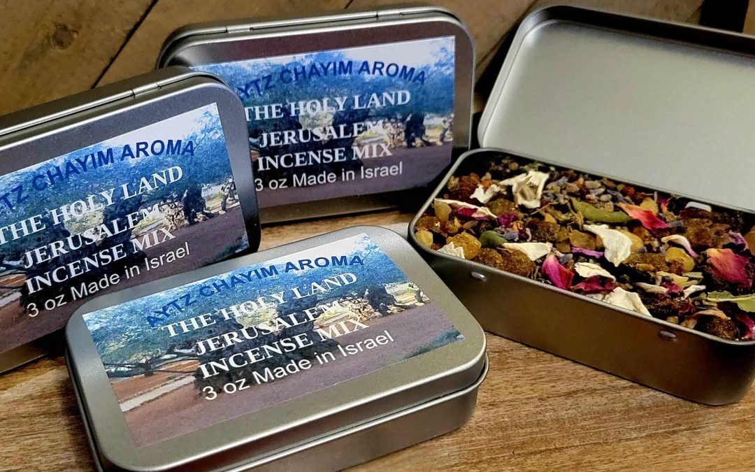 The Holy Land Jerusalem Mix Botanical Incense 3oz Tin Made in Israel
