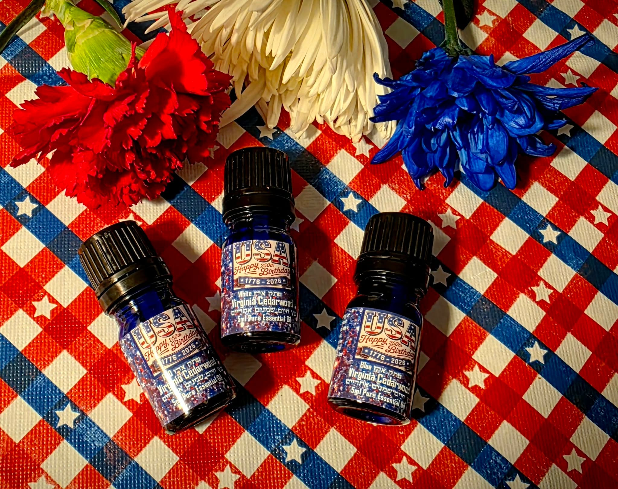Virginian Cedarwood High Quality Essential Oil 5ml Each Trio Set (Juniperus virginiana) Artisan Distilled