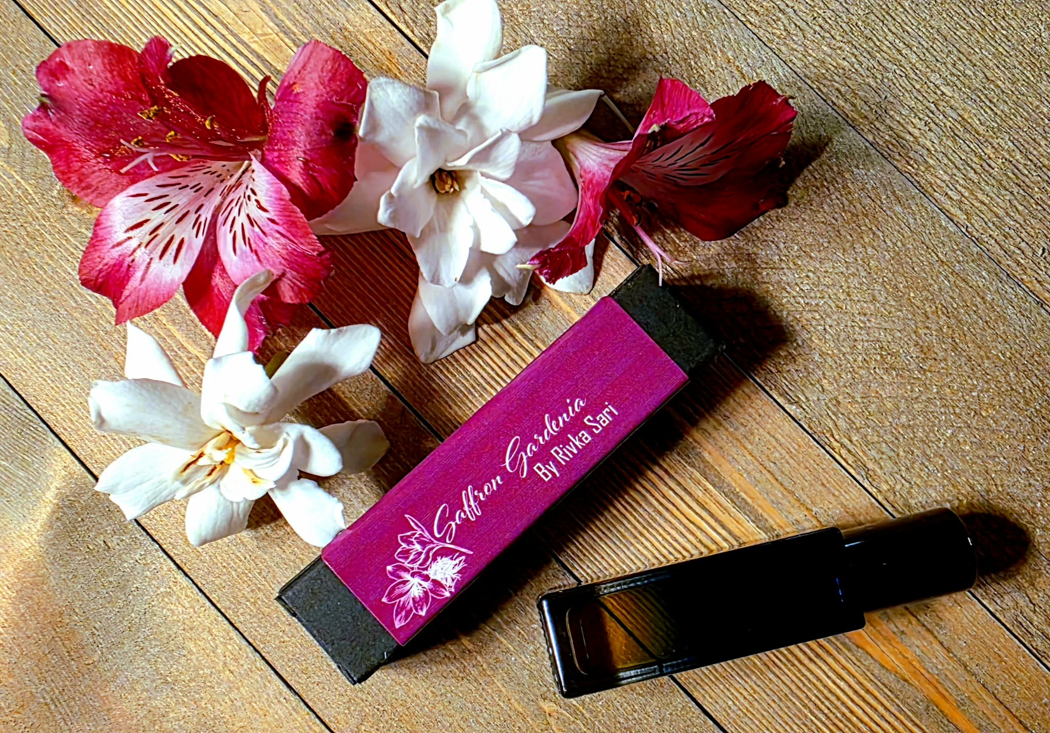 Saffron Gardenia Perfume A Song of Solomon Inspiration Aroma By Rivka Sari 10ml