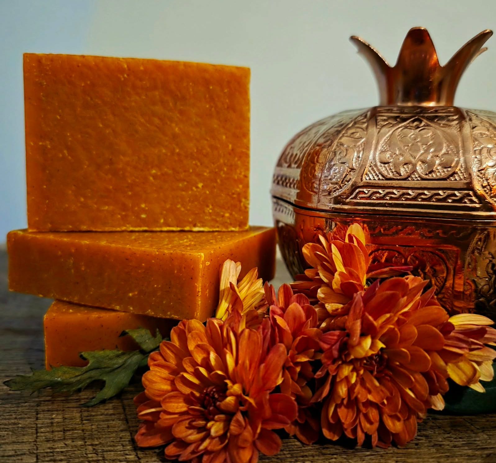 Turmeric and Jaffa Orange Face and Body Soap 3.6 oz with Frankincense Boswellia Acid Made in Israel - Image 9